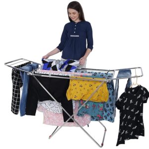 LiMETRO STEEL Stainless Steel Foldable Cloth Dryer Stand